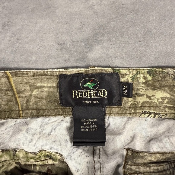 RedHead Realtree Cargo Pants Medium Rayon Lightweight Belted Advantage 1 Camo - Picture 8 of 11